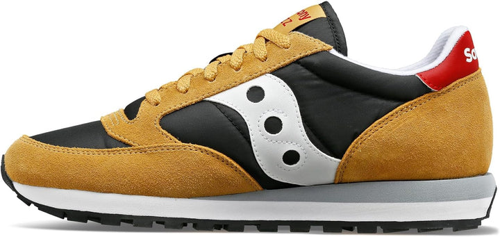 SAUCONY Damen Jazz Original Sneaker 40 EU Beige Schwarz, 40 EU Beige Schwarz