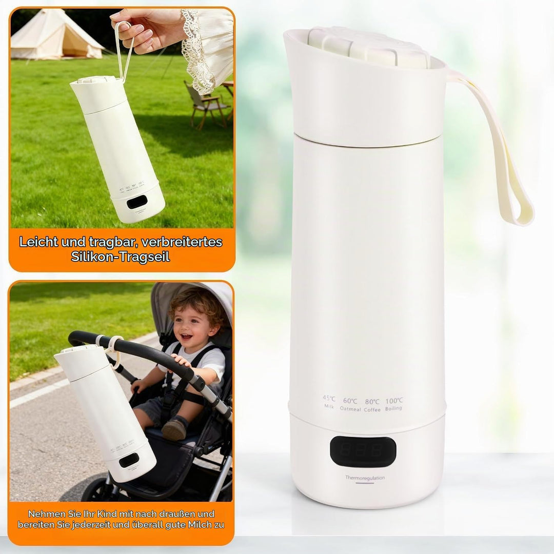 Reisewasserkocher, 300MLAwasserkocher Klein,300w Schnellkoch Mini Tragbarer Elektrische Wassertasse