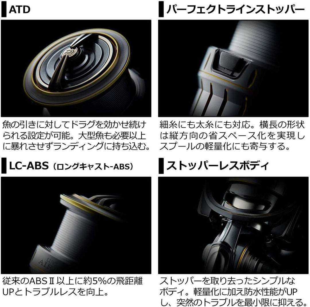 Daiwa LUVIAS AIRITY LT Rolle Angelrolle Stationärrolle-1000S-P 2500 3000 4000-C, 2500