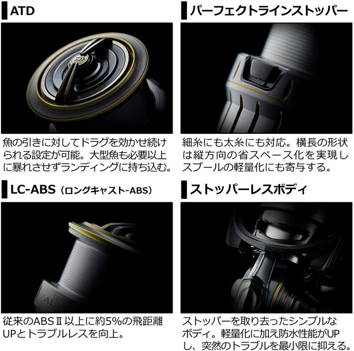 Daiwa LUVIAS AIRITY LT Rolle Angelrolle Stationärrolle-1000S-P 2500 3000 4000-C, 2500