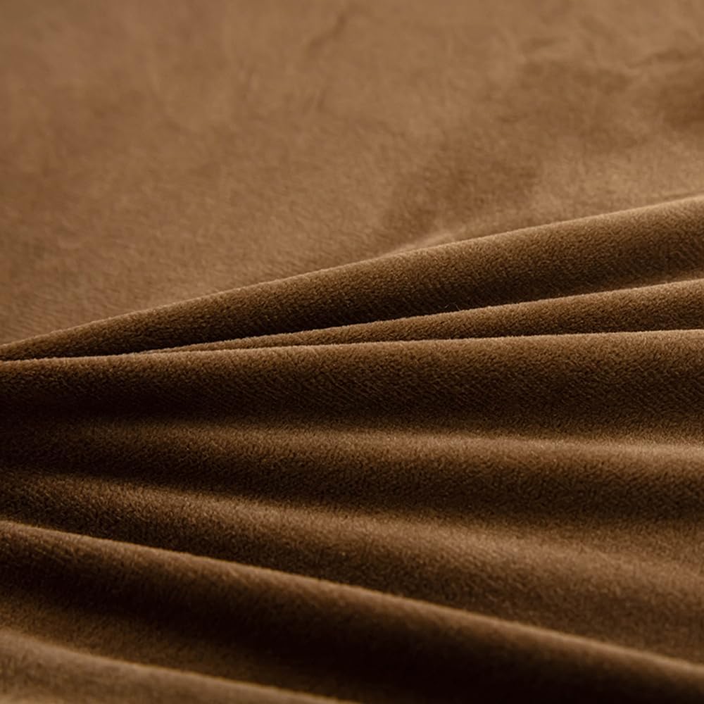 Meigeh Sesselbezug Samt Sesselschoner 2 Stück Sesselhusse Stretch Sesselüberwurf Schonbezüge Cocktai