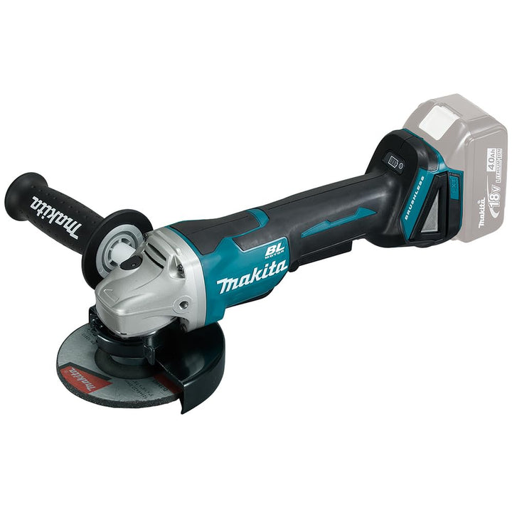 Makita DGA508ZJ Akku-Winkelschleifer 125mm 18V mit paddel-schalter + koffer Makpac