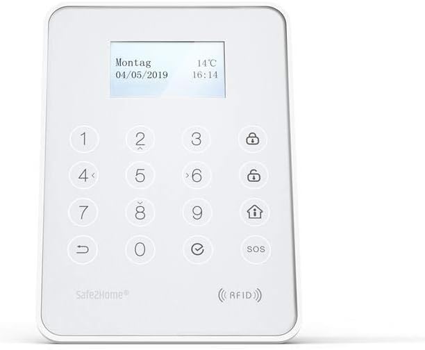 Safe2Home® externes Tastenfeld Aussen SP310 + Innen für Funk Alarmanlage Serie SP310 - Bedienteil mi