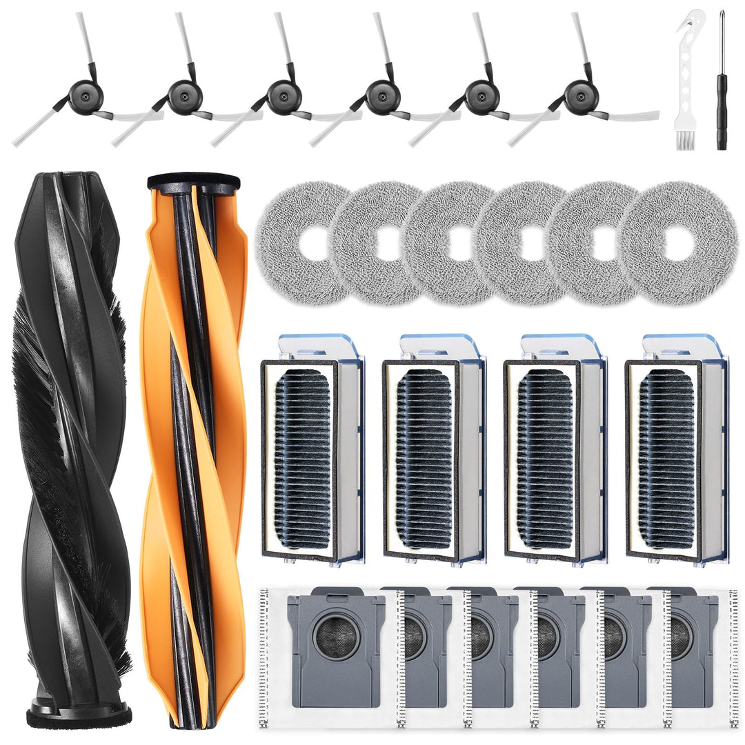 26 Stück Zubehör für Dreame X50 Ultra Complete / L40s Pro Ultra / Matrix10 Ultra/Mova V50 Ultra Saug