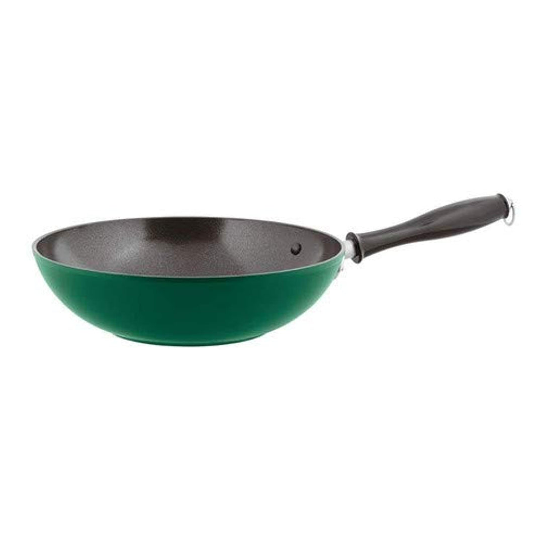 Sambonet 1965 Vintage Quarzo Nero Wokpfanne/Sofrito rund (rund, Wokpfanne/Sofrito, Aluminium, 3,5 l,