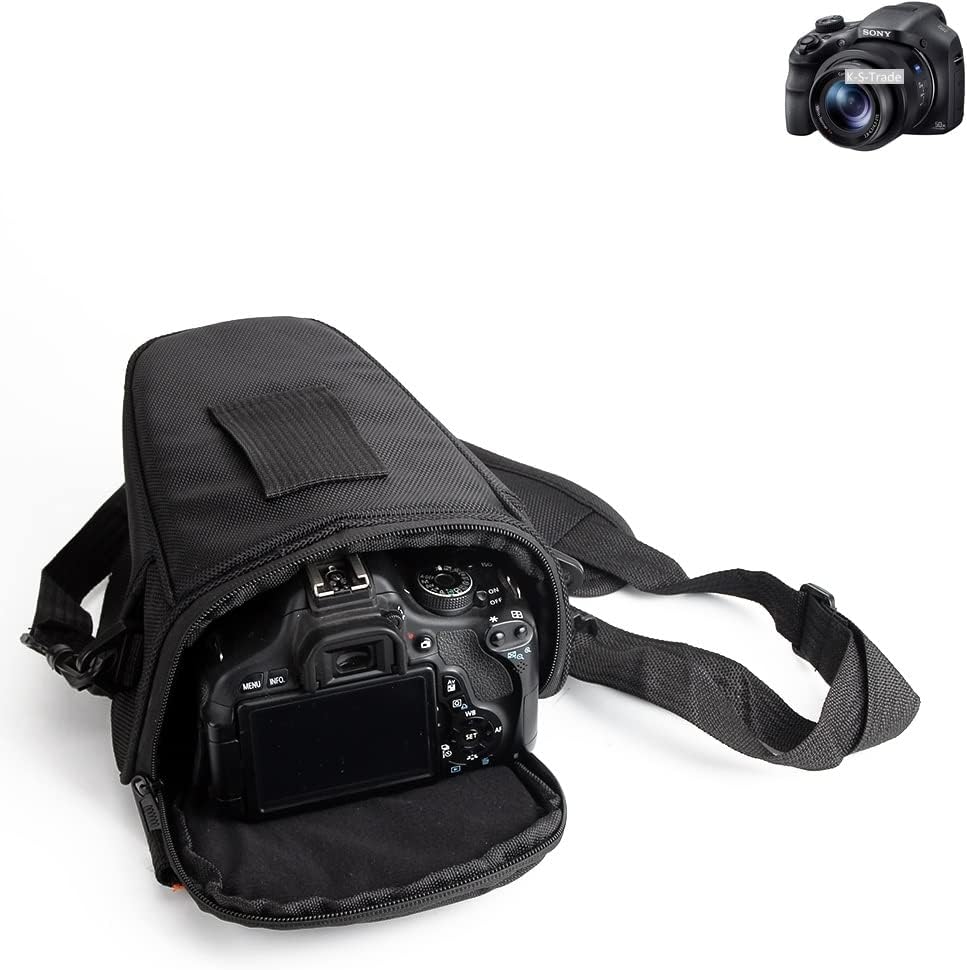 K-S-Trade Kameratasche Für Sony Cyber-Shot DSC-HX350 Kameratasche Fototasche Schultertasche Umhänget