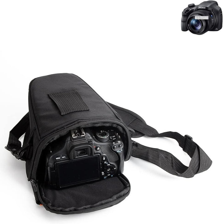 K-S-Trade Kameratasche Für Sony Cyber-Shot DSC-HX350 Kameratasche Fototasche Schultertasche Umhänget