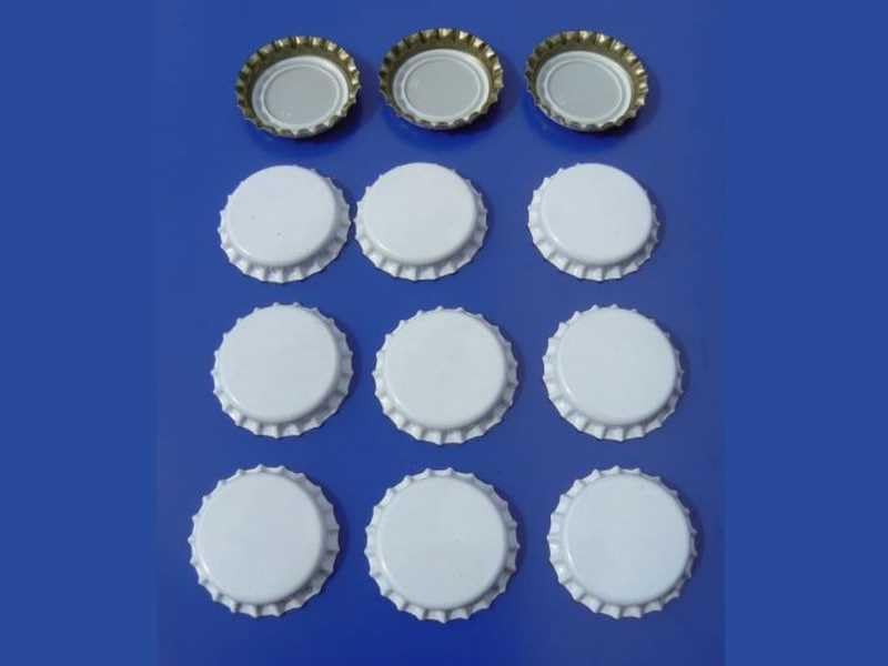 Kronkorken 26mm 1000 Stück weiss Zubehör Bier Brauen Bierflaschen verschliessen Hobbybrauer (weiss,