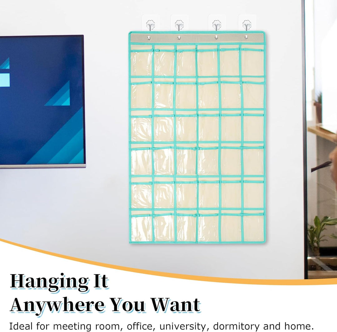 SAVORLIVING Organizer zum Aufhängen über der Tür, Handy, zum Aufhängen, Klassenzimmer, Diagramm, Wan