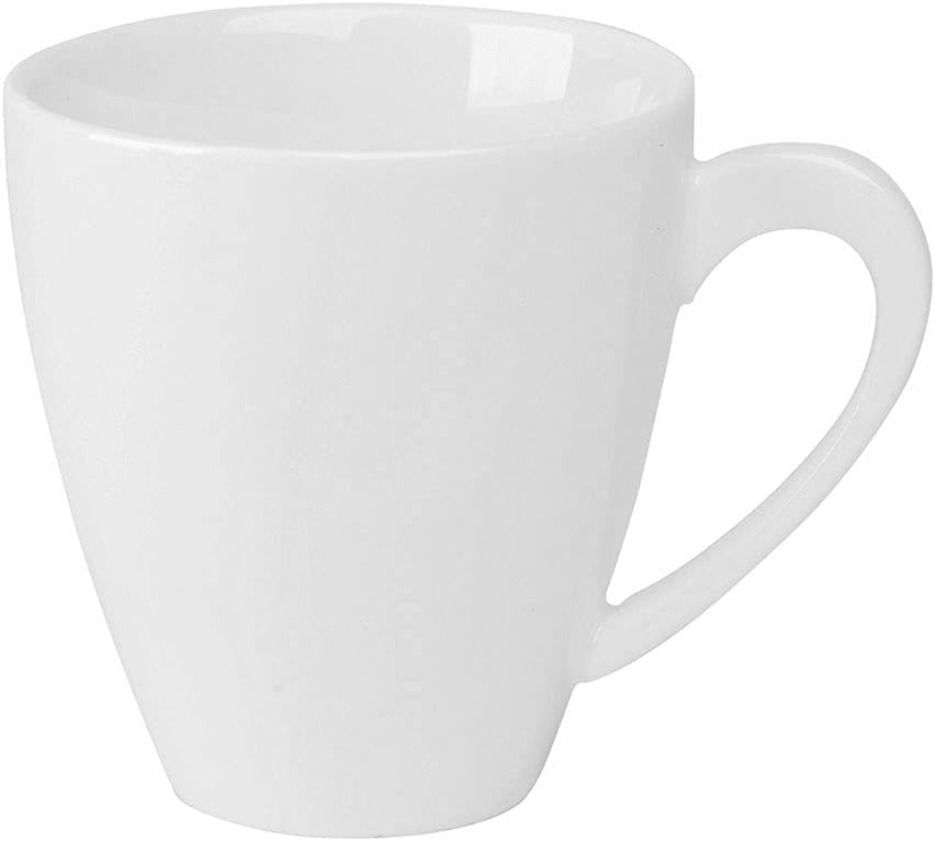 AMBITION Kaffeeservice Porto 12 Teilig Geschirrset Porzellan Kaffee Set 6 Personen Eckig Tasse Unter