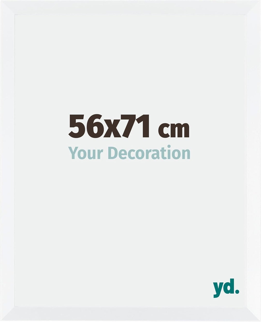 yd. Your Decoration - Bilderrahmen 56,00x71,00 cm - Bilderrahmen aus MDF mit Acrylglas - Antireflex