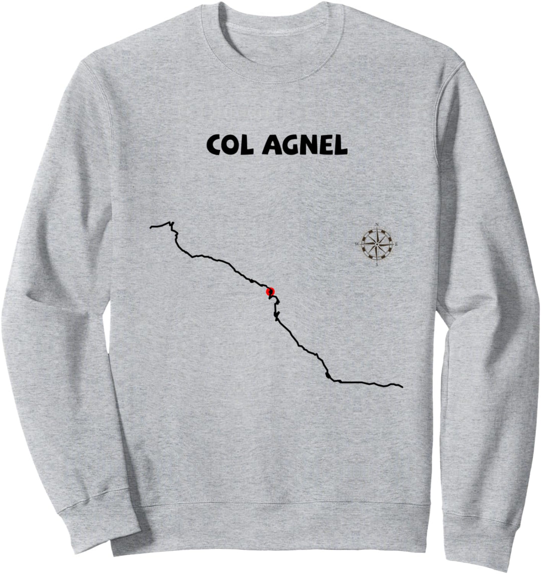 Col Agnel Bike Motorrad und Radsport Alpen in Frankreich Sweatshirt