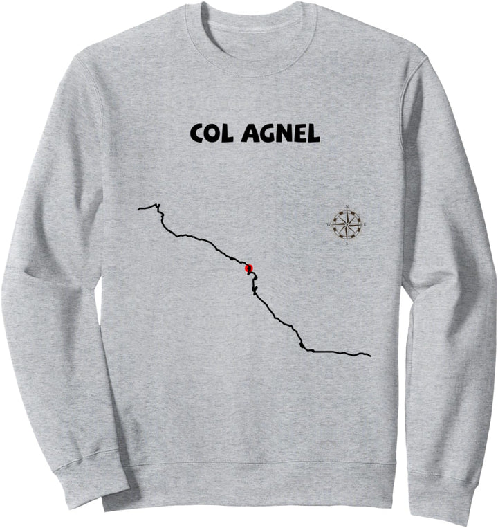 Col Agnel Bike Motorrad und Radsport Alpen in Frankreich Sweatshirt