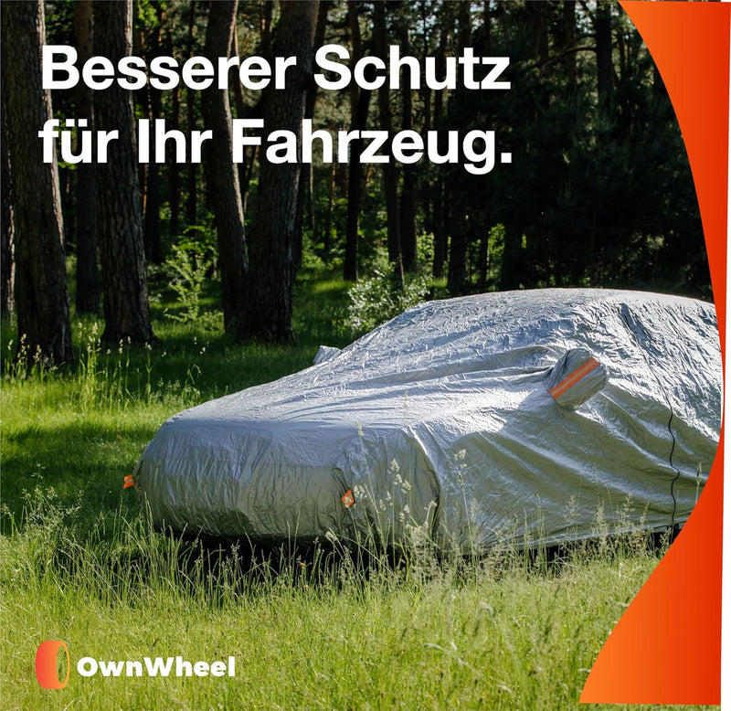 3er wasserdichte Autoschutzhülle für Schutz & Abdeckung von Auto, PKW - Fahrzeug: Autoplane in Einhe