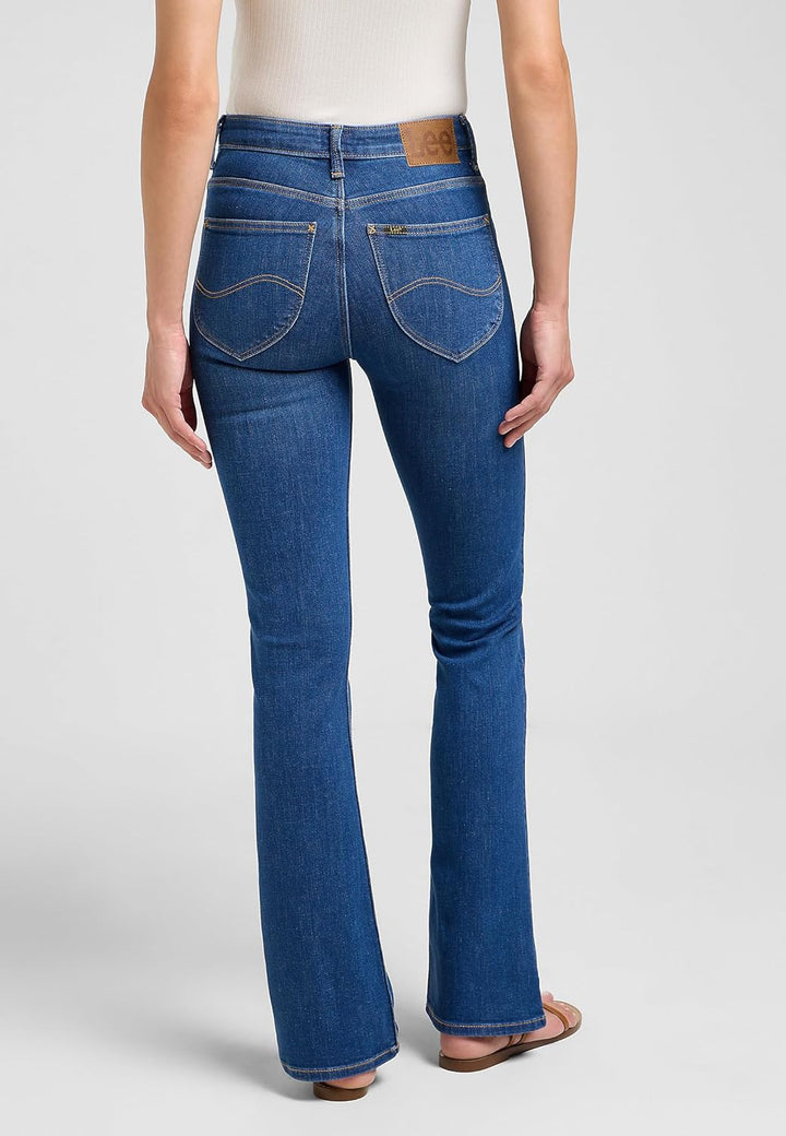 Lee Damen Jeans Breese Boot 24W / 31L Blau, 24W / 31L Blau