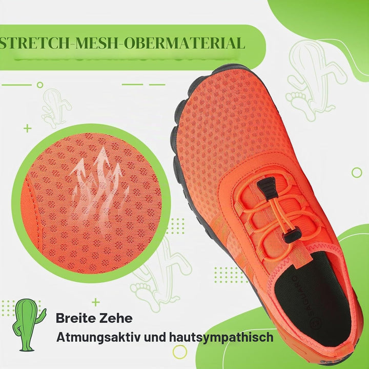 SAGUARO Unisex Barfuss Badeschuhe Wasserschuhe Schnell Trocknend Dicke Sohle rutschfest Atmungsaktiv