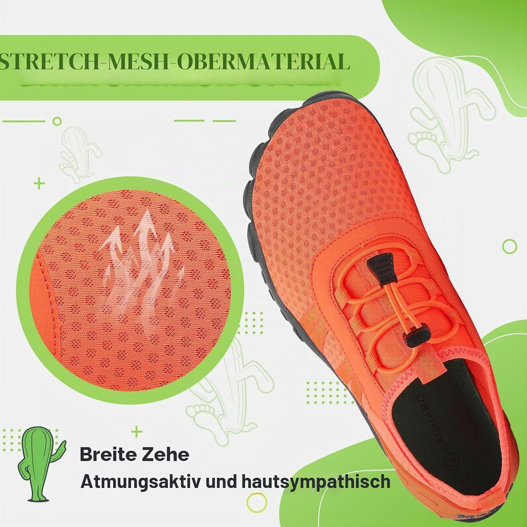 SAGUARO Unisex Barfuss Badeschuhe Wasserschuhe Schnell Trocknend Dicke Sohle rutschfest Atmungsaktiv