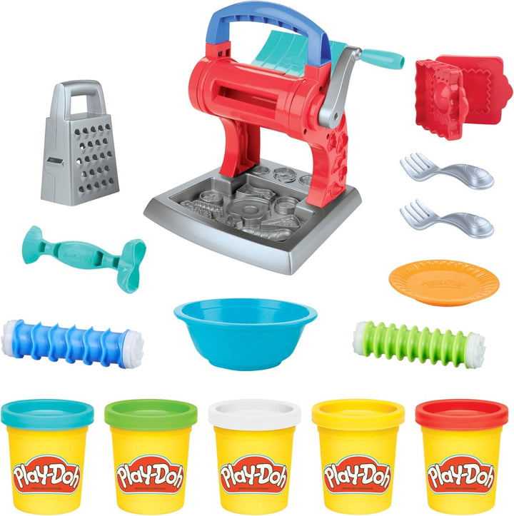 Play-Doh E7776 Kitchen Creations Super Nudelmaschine Spielset für Kinder ab 3 Jahren, Mehrfarbig Nud