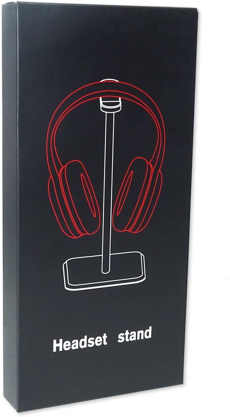 keepdrum MA210 Universal Headset Ständer Tischstativ Halter für alle Kopfhörer-Typen und Headsets He