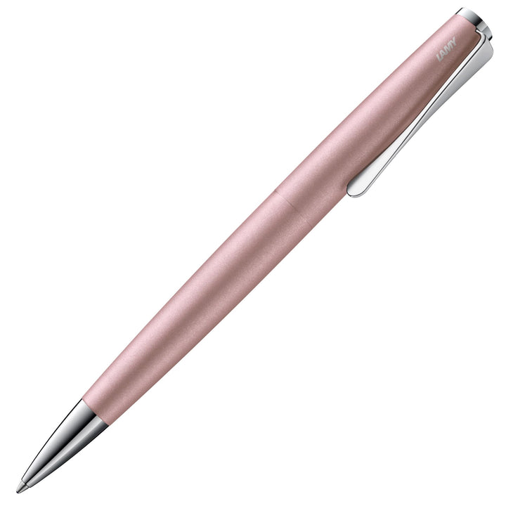 LAMY studio Premium Kugelschreiber 269 aus Edelstahl in mattem Lack-Finish, propellerförmige Clip-Dr