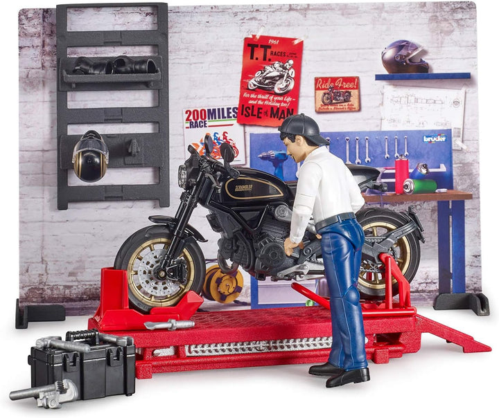 bruder bworld Motorradwerkstatt / 62101