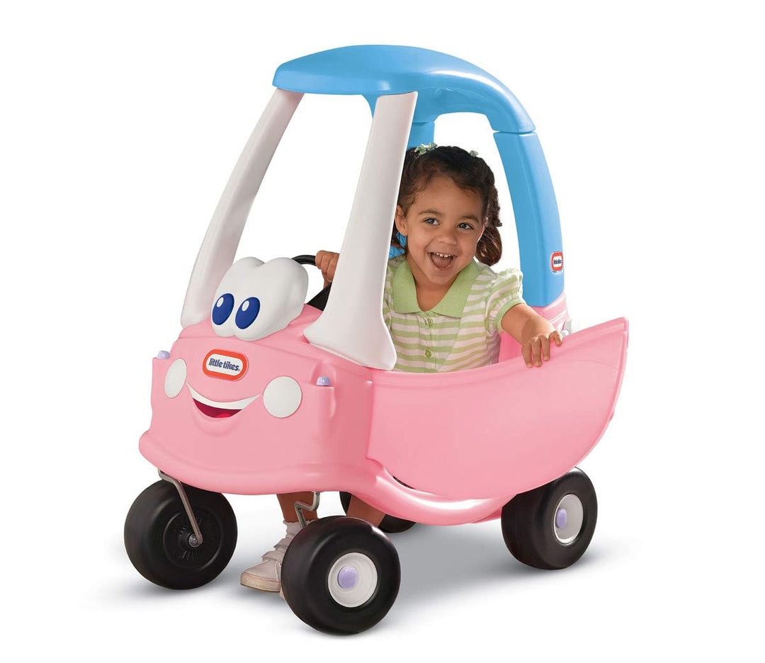 little tikes 614798E5 Prinzessin Gemütliches Prinzessin-Coupé - Mitfahrgelegenheit mit Echter Hupe,