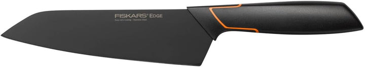 Fiskars Santoku-Messer, Modernes Design, Gesamtlänge: 29 cm, Qualitätsstahl/Kunststoff, Edge, 100309