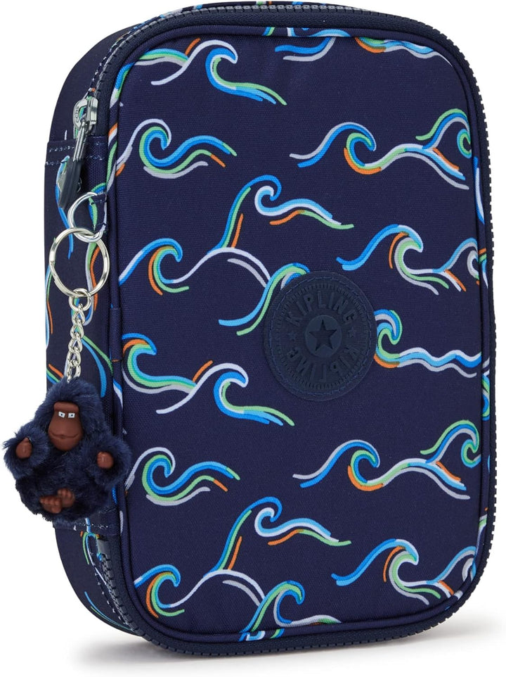 Kipling 100 Stifte, grosses Federmäppchen für bis zu 100 Stifte, 21 cm, 1,5 l, Fun Ocean PRT, Fun Oc