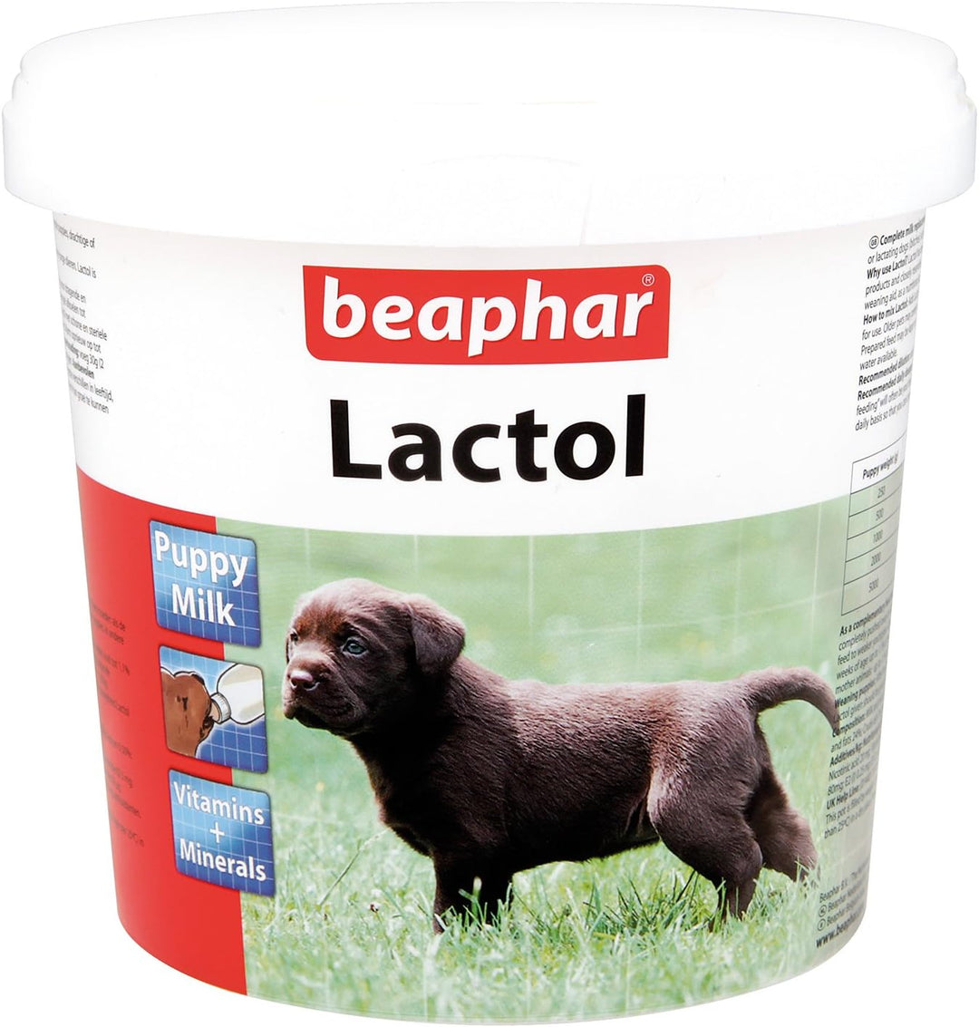 Beaphar Lactol Welpen Hund Katze Milch bewehrt Vitamin Milchpulver 1kg DE SOIN