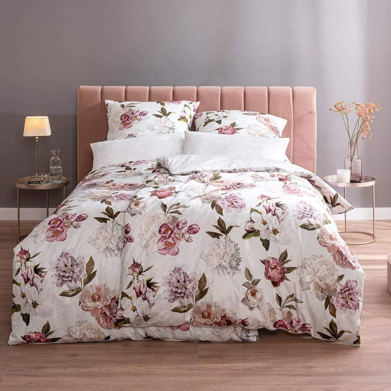 ESTELLA Bettwäsche Philomena | maulbeer 140x200 + 70x90 + 40x80, 140x200 + 70x90 + 40x80