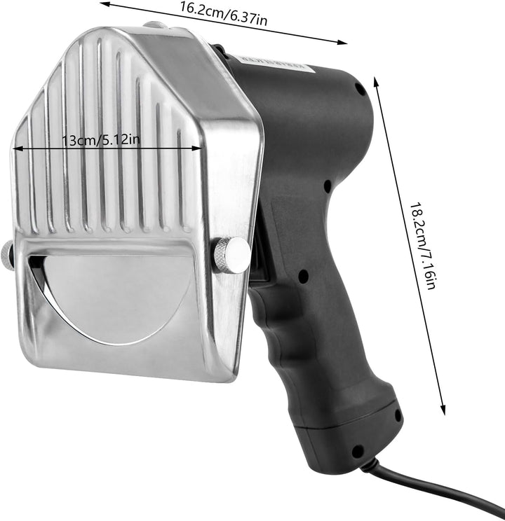 Kebab Slicer Elektrisches Schawarma-Messer, 120 W, Kommerzieller Gyro-Schneider aus Edelstahl, Döner