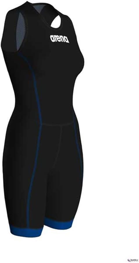 Arena Damen Triathlon Anzug ST 2.0 mit Rückenreissverschluss, Black/Royal, M/40
