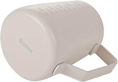 Dianoo Espresso Dampfkrug 600 ml, Milchaufschäumkännchen, Edelstahl, Kaffeemilch, Aufschäumbecher, K