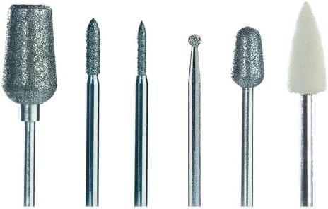 Bausch 0359 Professionelles Maniküre und Pediküre-Set, Gerät mit Feststellschraube, Rechts- und Link