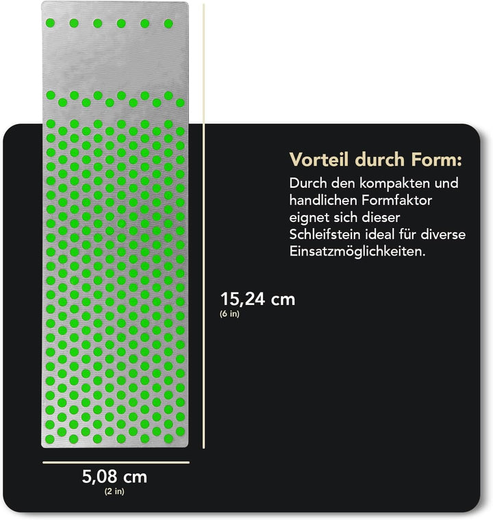 DMT 6-in. Machinist Diamond Whetstone in Plastic Box Extra-Fine Mechaniker Diamant-Schärfstein, Extr