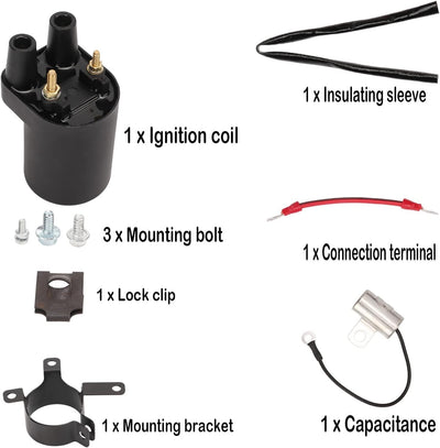 Motor-Zündspulen-Kit, 541 0522, 166 0820, HE166 0761, HE541 0522 Zündspulenmodul-Ersatz für Onan Poi