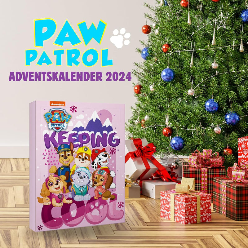 PAW Patrol Adventskalender 2023 Beauty Weihnachtskalender "PAWsome holidays" - Adventskalender Kinde