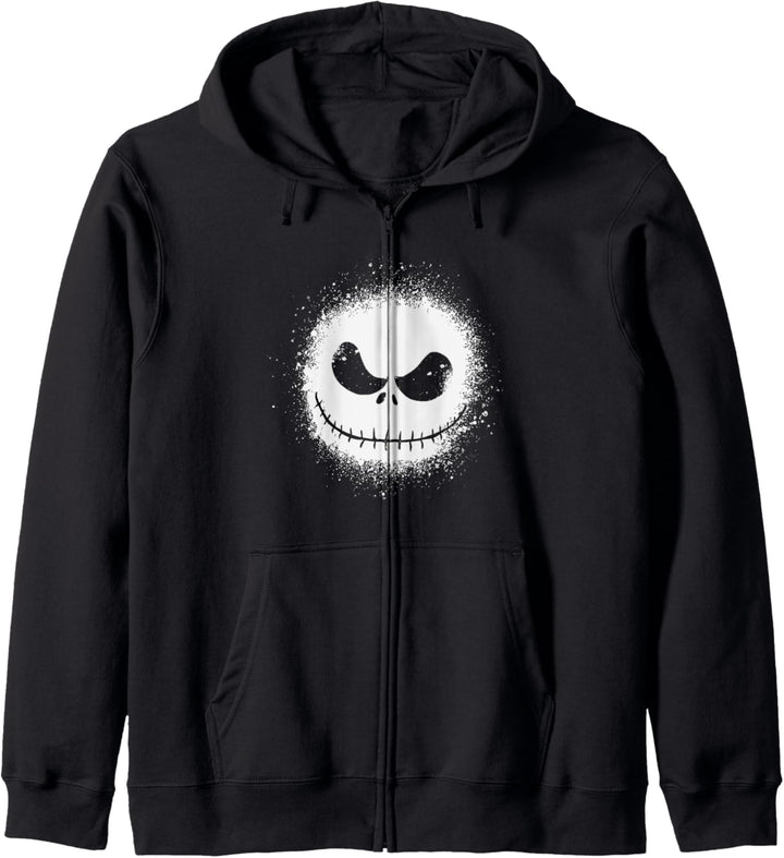 Nightmare Before Christmas Faded Jack Skelington Big Face Kapuzenjacke