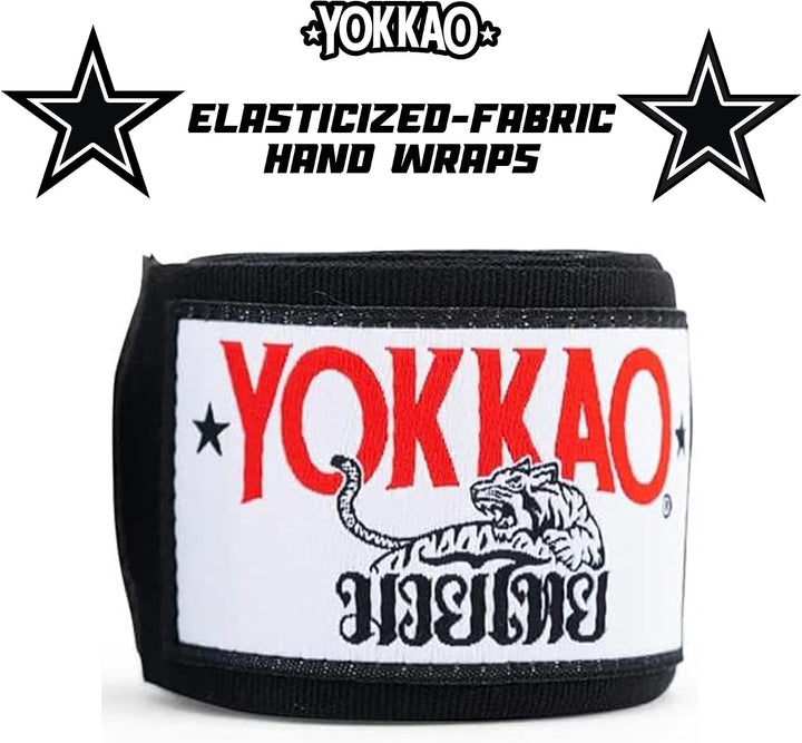 Yokkao Premium Hand Wraps Premium Black, Premium Black