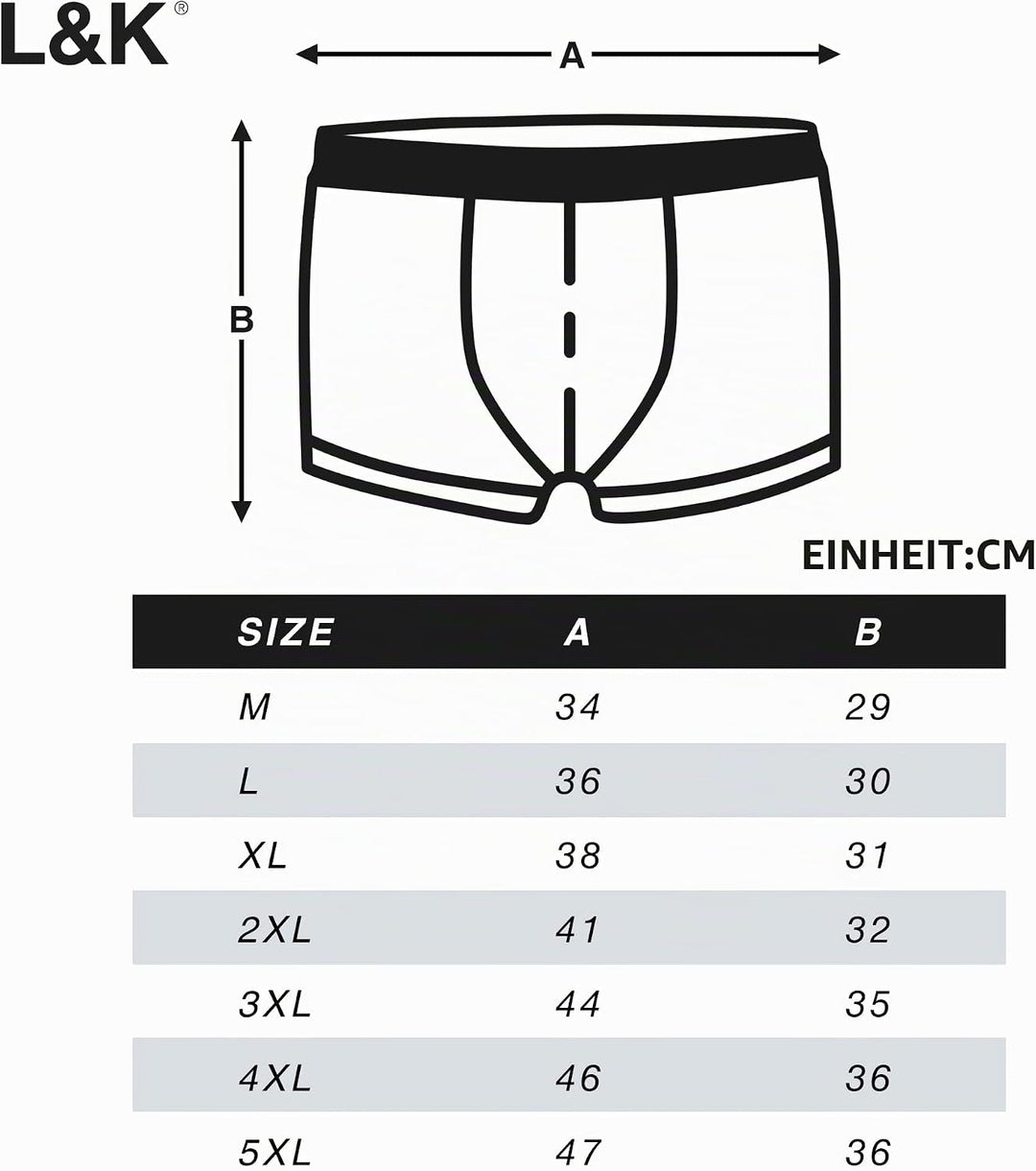 L&amp;K 10er Pack Herren Boxershorts Men Retroshorts mit tollem Muster Baumwolle 1102 3XL 1114-8er Pack,