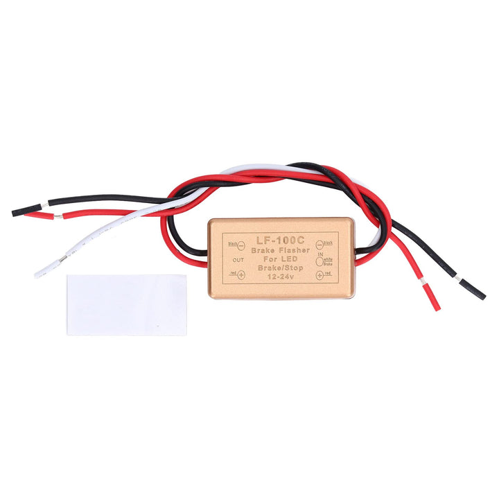 plplaaoo LED-Blitz-Stroboskop-Controller, ABS-Auto-Blinkmodul, Hochleistungs-Mini-Kompaktdesign für