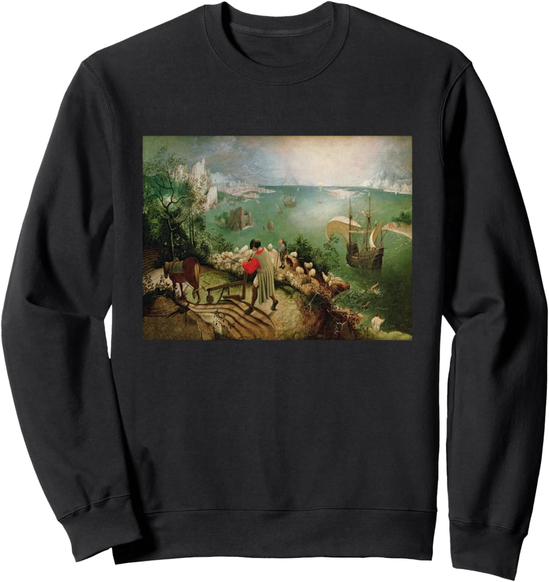 Pieter Bruegel der Älteren Landschaft mit dem Fall des Ikarus Sweatshirt