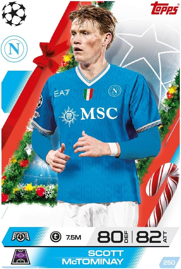 Topps UCC Match Attax 2025/26 - Advent Calendar - 121 Match-Attax-Karten, darunter 96 brandneue Fest