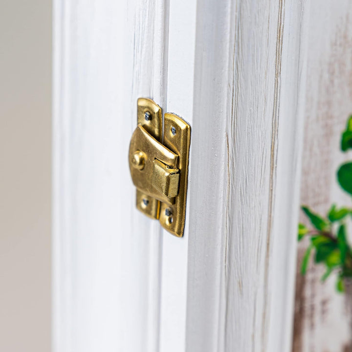 Schlüsselkasten aus Holz, Hängeschrank mit Schlüsselbrett, Wandorganizer für Schlüsselaufbewahrung,