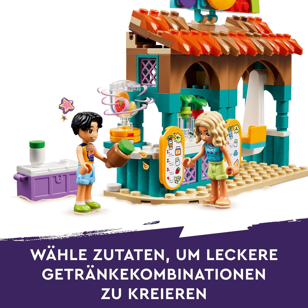 LEGO Friends Beach Smoothie Stand, Kids’ Pretend Play Food Set, Gift Idea for Girls and Boys Aged 6