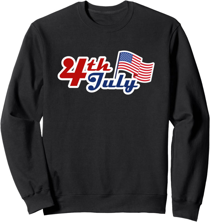Amerikanische Freiheit Flagge 4. Juli Patriot Sweatshirt