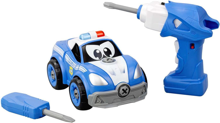 SILVERLIT TOOKO - Baue Mein RC-Polizeiauto- Funkferngesteuertes Polizeiauto zum Bauen (+22 Teile) un