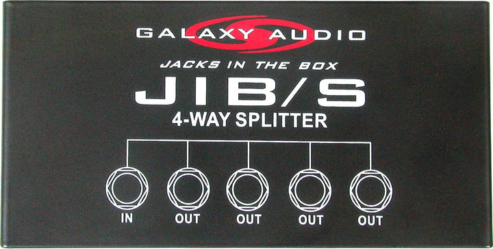 Galaxy Audio JIB/S 4-Wege-Splitter Einheitsgrösse Originalversion, JIB/S 4-Wege-Splitter