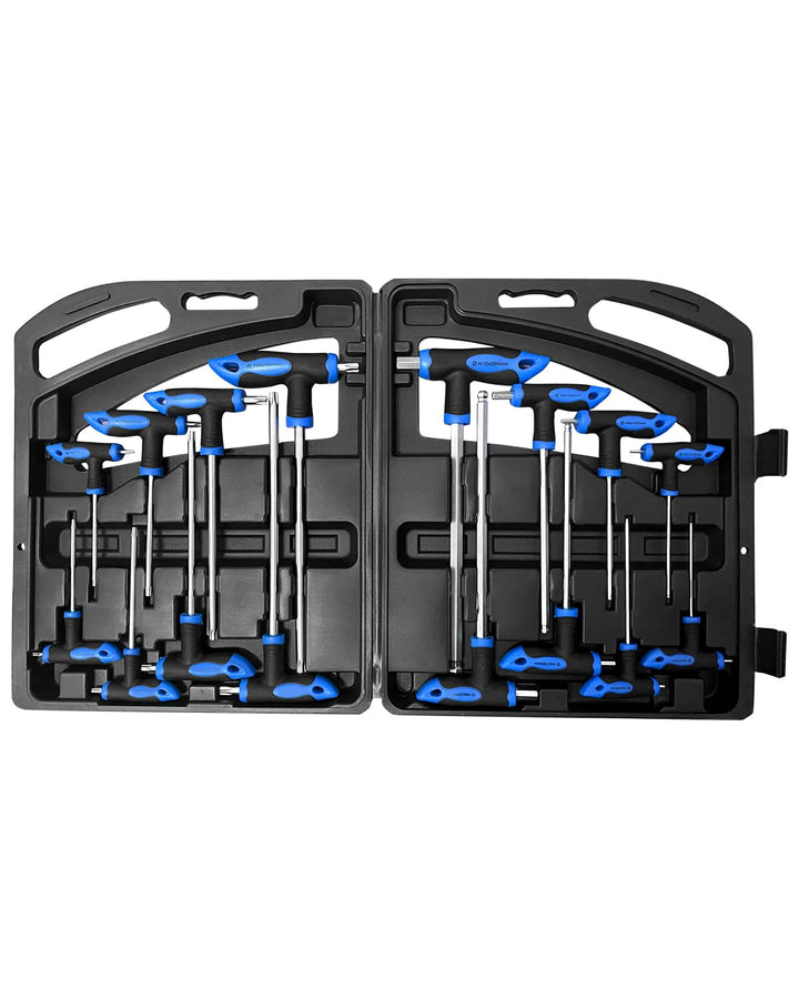 Rhinos 16 pcs Hex and Tork screw driver set with Handle