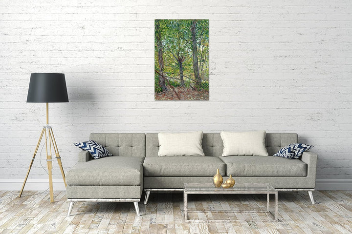 Printed Paintings Leinwand (60x80cm): Vincent Van Gogh - Bäume 60x80 cm, 60x80 cm